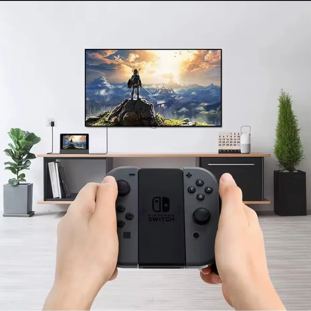 Docking Station For Nintendo Switch & OLED Model, HDMI Adapter Connect to TV New